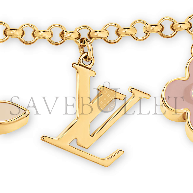 l0*is V*t0n fleur de monogram bag charm chain m01413